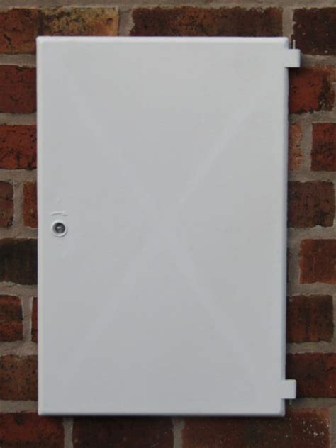 electric meter box door screwfix|replacement external meter box doors.